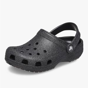 Crocs kids classic glitter crocs